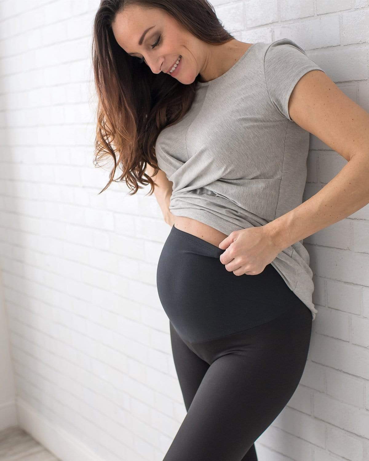 Cake Maternity Black Honey Seamless Maternity Legging – Baby & Me Maternity
