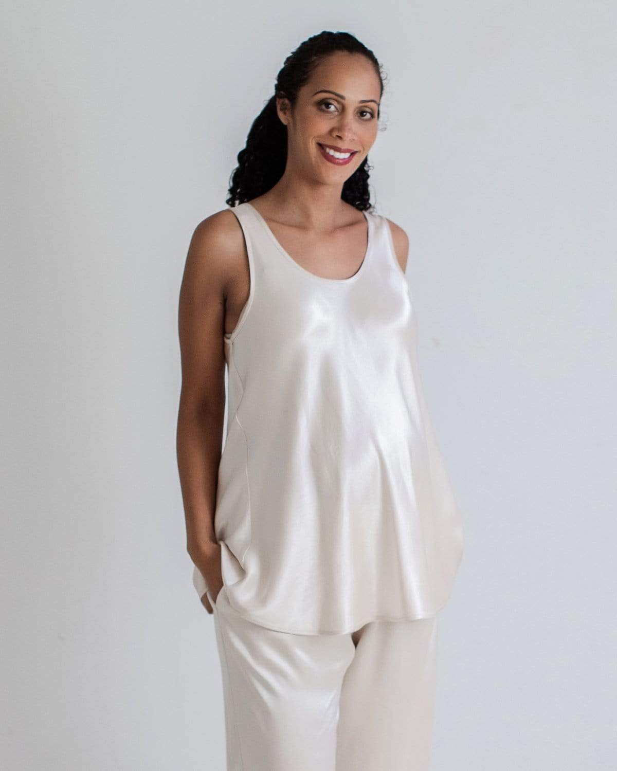RelaxMaternity 5300 Cotton Maternity Camisole Singlet Cotton Brand New